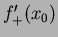 $f'_{+}(x_0)$