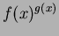 $f(x)^{g(x)}$