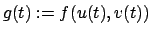 $ g(t):=f(u(t),v(t))$