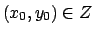 $ (x_0,y_0)\in Z$
