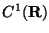 $C^1({\bf R})$