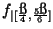 $f_{\vert[\frac{\pi}{4} ,\frac{5\pi}{6}]}$